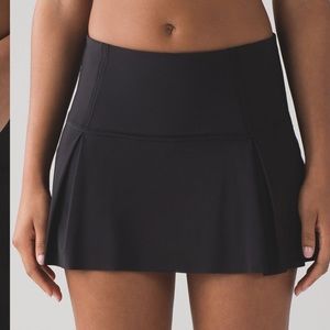 Black Lululemon Lost in Pace Skirt